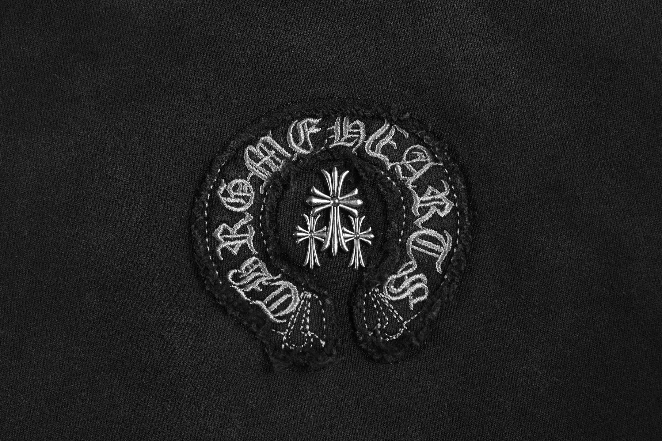 P290 Chrome Hearts Chrome Hearts Washed Cross Sweatshirt Size: SMLXL Color: Black